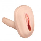 Мастурбатор-вагина с вибрацией и выносным пультом управления REALSTUFF SMOOTH   BALD - Dream Toys - в Севастополе купить с доставкой
