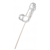 Прозрачный леденец в форме фаллоса со вкусом пина колады - Sosuчki - купить с доставкой в Севастополе