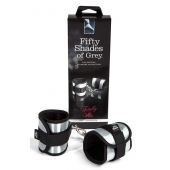 Серо-черные наручники Totally His - Fifty Shades of Grey - купить с доставкой в Севастополе