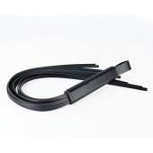 Черная кожаная плеть  Клео  - 60 см. - Sitabella - купить с доставкой в Севастополе