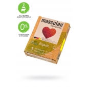 Экологически чистые презервативы Masculan Organic - 3 шт. - Masculan - купить с доставкой в Севастополе