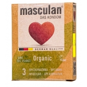Экологически чистые презервативы Masculan Organic - 3 шт. - Masculan - купить с доставкой в Севастополе