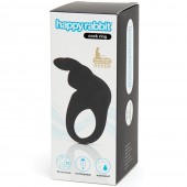Черное эрекционное виброкольцо Happy Rabbit Rechargeable Rabbit Cock Ring - Happy Rabbit - в Севастополе купить с доставкой