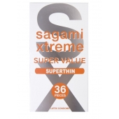 Ультратонкие презервативы Sagami Xtreme Superthin - 36 шт. - Sagami - купить с доставкой в Севастополе