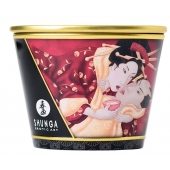 Массажная  свеча Sparkling Strawberry Wine с ароматом клубничного вина - 170 мл. - Shunga - купить с доставкой в Севастополе