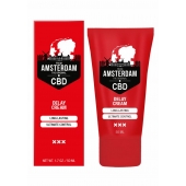 Крем-пролонгатор CBD from Amsterdam Delay Cream - 50 мл. - Shots Media BV - купить с доставкой в Севастополе