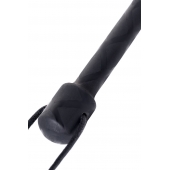 Чёрный стек с фигуркой леопарда на наконечнике - 21 см. - ToyFa - купить с доставкой в Севастополе