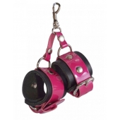 Розово-черный брелок  Наручники - Sitabella - купить с доставкой в Севастополе