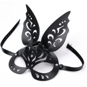 Черная ажурная маска  Зайка  с ушками - Crazy Handmade - купить с доставкой в Севастополе