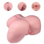 Реалистичный мастурбатор-полуторс с 2 рабочими отверстиями - S-HANDE - в Севастополе купить с доставкой