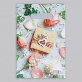 Полиэтиленовый пакет  Подарочек  с вырубной усиленной ручкой - 20 х 30 см. - Сима-Ленд - купить с доставкой в Севастополе