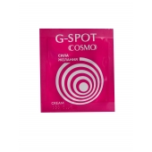 Стимулирующий интимный крем для женщин Cosmo G-spot - 2 гр. - Биоритм - купить с доставкой в Севастополе