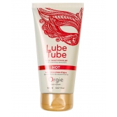 Интимный гель на водной основе Lube Tube Hot с разогревающим эффектом - 150 мл. - ORGIE - купить с доставкой в Севастополе