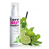 Съедобное согревающее массажное масло Love Me Tender Mojito с ароматом мохито - 100 мл. - Love to Love - купить с доставкой в Севастополе