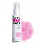 Съедобное согревающее массажное масло Love Me Tender Cotton Candy с ароматом сладкой ваты - 100 мл. - Love to Love - купить с доставкой в Севастополе