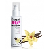 Съедобное согревающее массажное масло Love Me Tender Vanilla с ароматом ванили - 100 мл. - Love to Love - купить с доставкой в Севастополе