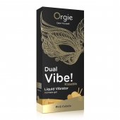 Съедобный гель Dual Vibe Pina Colada с эффектом вибрации и вкусом коктейля пина колада - 15 мл. - ORGIE - купить с доставкой в Севастополе