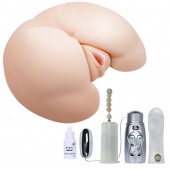 Вибрирующий мастурбатор-попка с ротацией и пультом управления - Baile - в Севастополе купить с доставкой