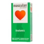 Презервативы анатомической формы Masculan Anatomic - 10 шт. - Masculan - купить с доставкой в Севастополе