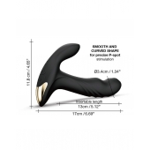 Черный вибромассажер простаты Multi P-Joy с 3 моторами - Dorcel - в Севастополе купить с доставкой