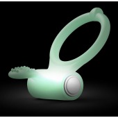 Светящееся в темноте эрекционное виброкольцо Power Clit - Dorcel - в Севастополе купить с доставкой