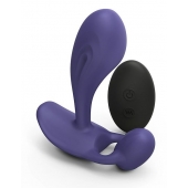 Темно-синий вибромассажер Witty P G Vibrator with Remote Control - Love to Love - в Севастополе купить с доставкой