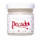 Массажная свеча Caramel   Popcorn - 35 мл. - Pecado - купить с доставкой в Севастополе