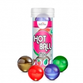 Ароматизированный лубрикант Hot Ball Mix на масляной основе (4 шарика по 3 гр.) - HotFlowers - купить с доставкой в Севастополе