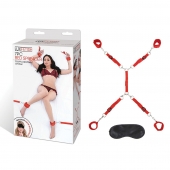 Красная фиксация на матрас Classic Bedspreader - Lux Fetish - купить с доставкой в Севастополе