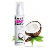 Съедобное согревающее массажное масло Love Me Tender Cocos с ароматом кокоса - 100 мл. - Love to Love - купить с доставкой в Севастополе