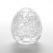 Мастурбатор-яйцо Keith Haring EGG PARTY - Tenga - в Севастополе купить с доставкой