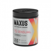 Анатомические презервативы MAXUS Sensual - 15 шт. - Maxus - купить с доставкой в Севастополе