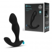 Черный утяжеленный анальный стимулятор Rocker Plug - 12 см. - b-Vibe - в Севастополе купить с доставкой