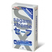 Презервативы Sagami Xtreme Ultrasafe с двойным количеством смазки - 10 шт. - Sagami - купить с доставкой в Севастополе