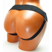 Трусики для страпона коричневого цвета - БДСМ Арсенал - купить с доставкой в Севастополе