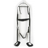 Черные секс-качели из широких ремней - Orion - купить с доставкой в Севастополе