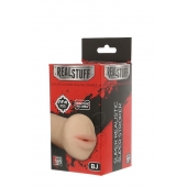 Нежный мастурбатор-ротик REALSTUFF 5INCH MASTURBATOR BJ - Dream Toys - в Севастополе купить с доставкой