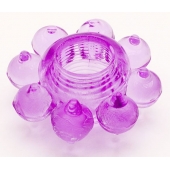 Мягкая фиолетовая гелевая насадка - Toyfa Basic - в Севастополе купить с доставкой