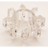 Прозрачное гелевое эрекционное кольцо-звезда - Toyfa Basic - в Севастополе купить с доставкой