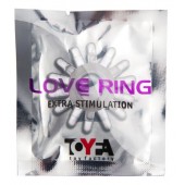 Прозрачное гелевое эрекционное кольцо с шипиками - Toyfa Basic - в Севастополе купить с доставкой