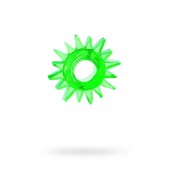 Зеленое эрекционное кольцо-солнце - Toyfa Basic - в Севастополе купить с доставкой