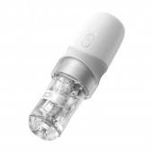 Белый автоматический мастурбатор Extra Sauce - Sauce - в Севастополе купить с доставкой