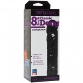Насадка-фаллоимитатор Vac-U-Lock CodeBlack 8 Inch Classic Dong - 19,3 см. - Doc Johnson - купить с доставкой в Севастополе