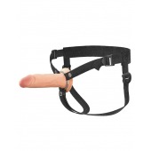 Полый страпон на ремнях 6’’ Hollow Silicone Strap-on - Pipedream - купить с доставкой в Севастополе