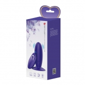 Фиолетовый анальный вибростимулятор Remote Control Vibrating Plug Youth - 11 см. - Baile