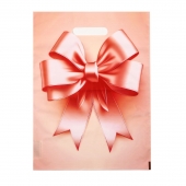 Пакет с принтом в виде банта с вырубной ручкой (30х40 см) - Сима-Ленд - купить с доставкой в Севастополе