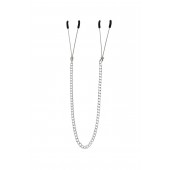 Зажимы на соски «Вилки» на цепочке - Pecado - купить с доставкой в Севастополе