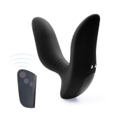Черный вибромассажер простаты 3,5’’ Remote Control Curve P-spot Massager - 12 см. - Erokay - в Севастополе купить с доставкой