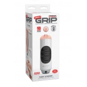 Мастурбатор-вагина Extreme Toyz Mega Grip Vibrating Stroker Mouth - Pipedream - в Севастополе купить с доставкой