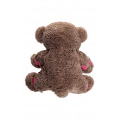 Бондажный набор: бурый мишка с розовыми оковами и наручниками - Pecado - купить с доставкой в Севастополе